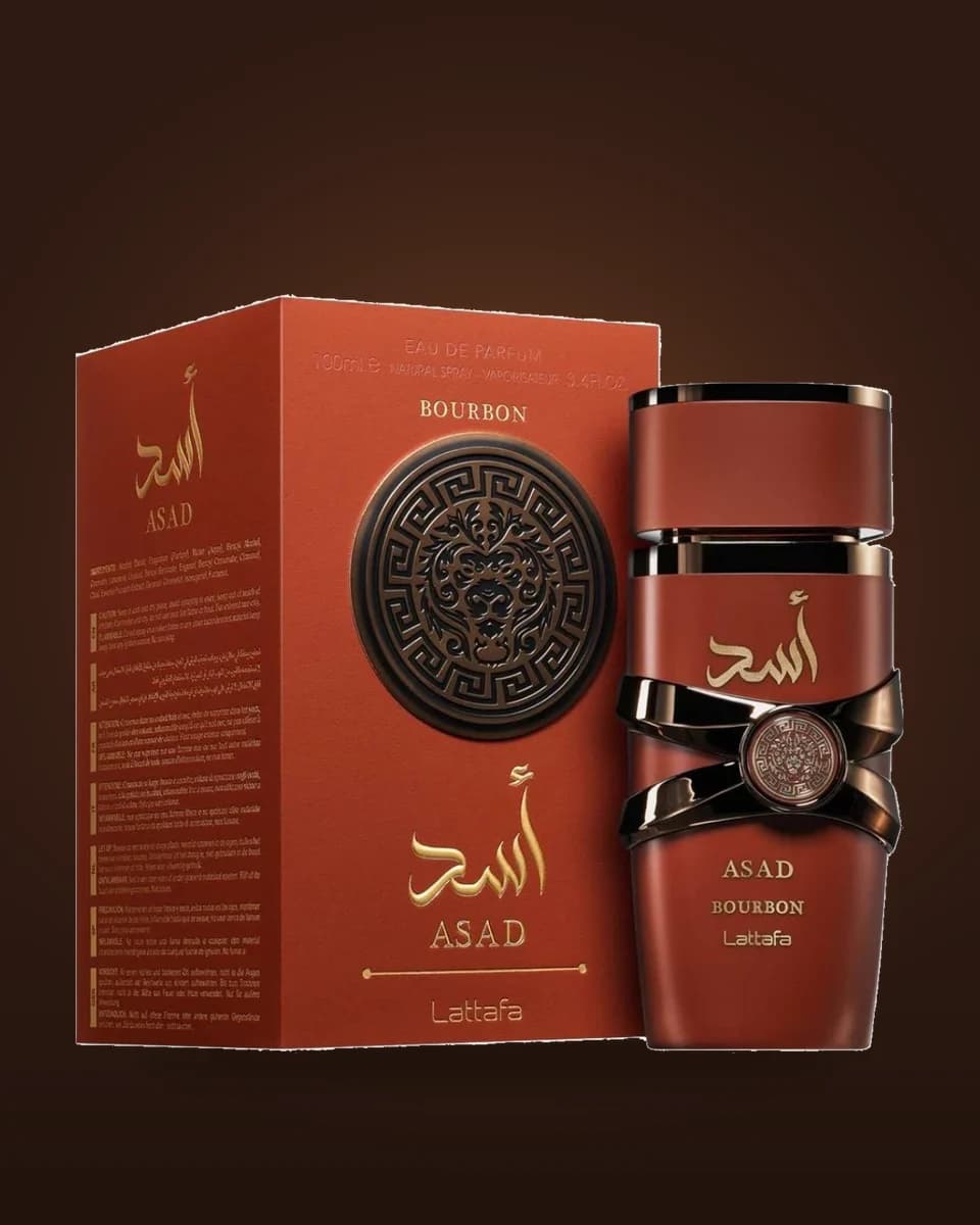 Asad Bourbon com a caixa original, foto do fabricante